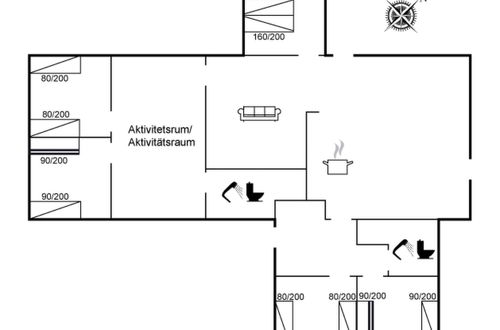 Foto 32 - Casa con 5 camere da letto a Strandby con terrazza e vasca idromassaggio