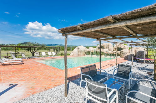 Foto 5 - Appartamento con 2 camere da letto a Guardistallo con piscina e vista mare