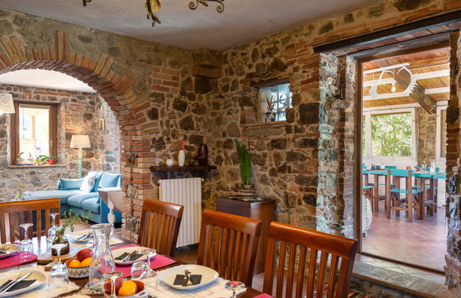 Casa de 4 quartos em Roccalbegna com piscina privada e jardim - Foto 12