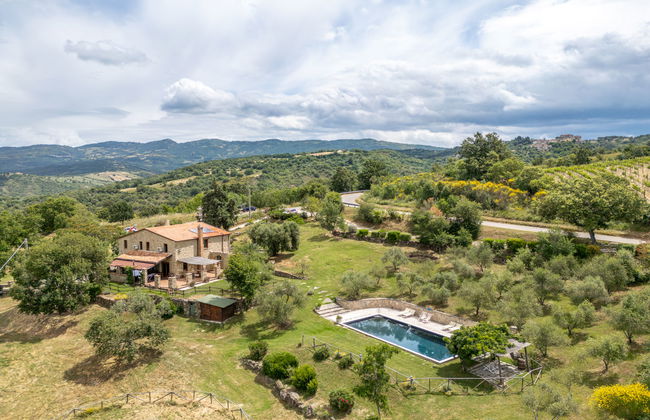 Casa de 4 quartos em Roccalbegna com piscina privada e jardim - Foto 7
