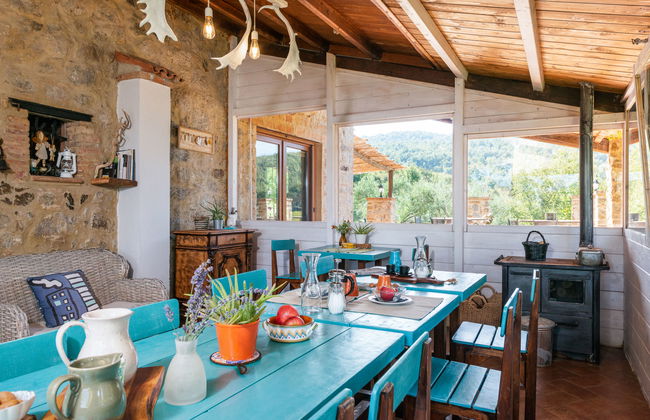 Casa de 4 quartos em Roccalbegna com piscina privada e jardim - Foto 16