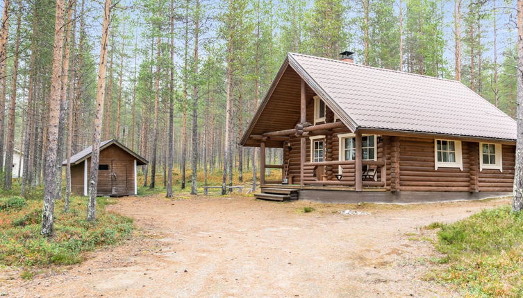 Foto 1 - Haus mit 1 Schlafzimmer in Pelkosenniemi mit sauna und blick auf die berge