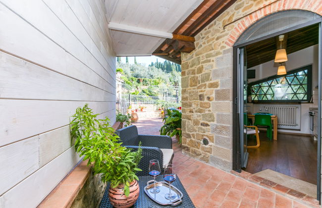 Apartamento de 2 quartos em Greve in Chianti com piscina e jardim - Foto 4