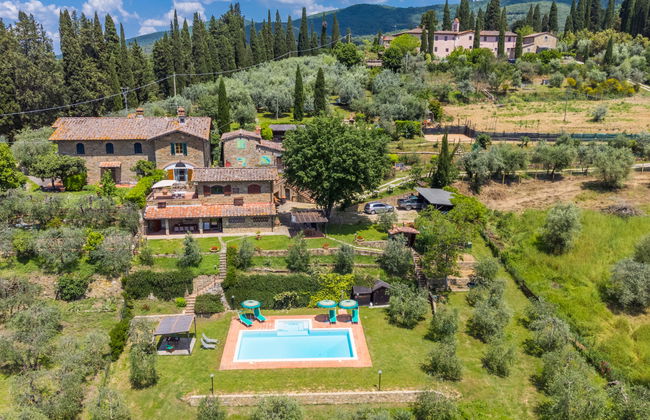 Apartamento de 2 quartos em Greve in Chianti com piscina e jardim - Foto 55