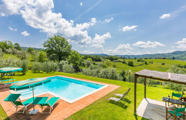 Apartamento de 2 quartos em Greve in Chianti com piscina e jardim - Foto 2