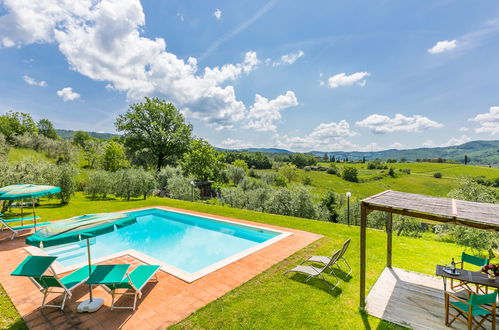 Foto 2 - Appartamento con 2 camere da letto a Greve in Chianti con piscina e giardino