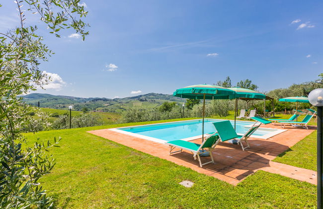 Apartamento de 2 quartos em Greve in Chianti com piscina e jardim - Foto 31