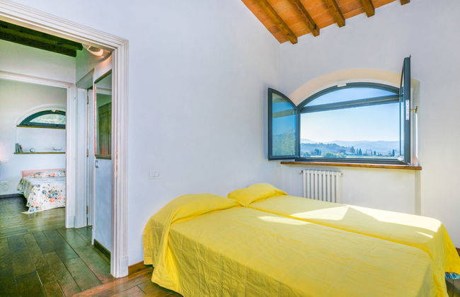 Apartamento de 2 quartos em Greve in Chianti com piscina e jardim - Foto 23