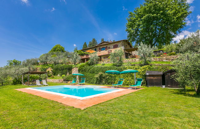 Apartamento de 2 quartos em Greve in Chianti com piscina e jardim - Foto 29