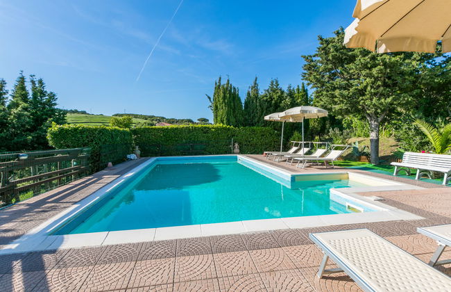 Casa de 6 quartos em Rosignano Marittimo com piscina privada e jardim - Foto 46