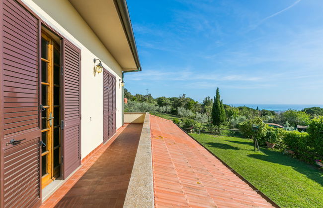 Casa de 6 quartos em Rosignano Marittimo com piscina privada e jardim - Foto 54
