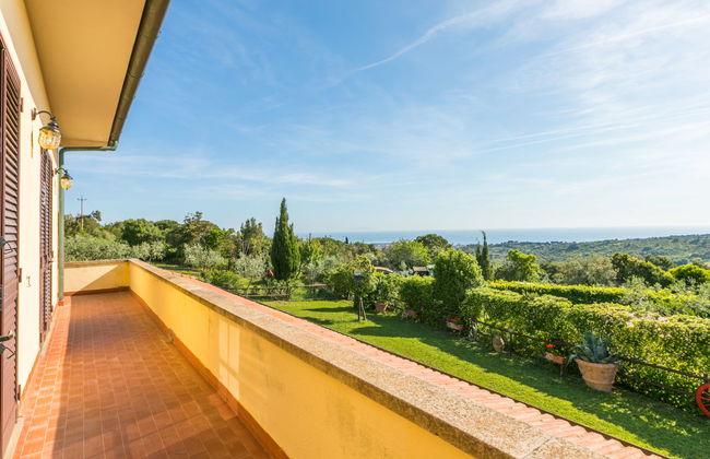 Casa de 6 quartos em Rosignano Marittimo com piscina privada e jardim - Foto 9