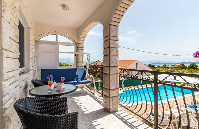 Casa de 8 quartos em Kaštela com piscina privada e terraço - Foto 12