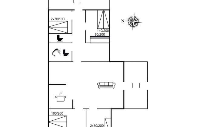 Casa de 4 quartos em Sønder Vorupør com terraço - Foto 2