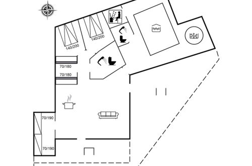 Foto 21 - Casa con 4 camere da letto a Hals con piscina privata e sauna