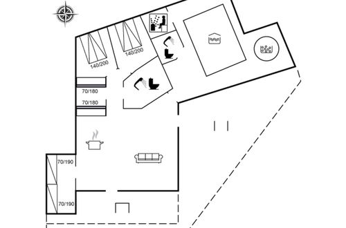 Photo 21 - Maison de 4 chambres à Hals avec piscine privée et sauna