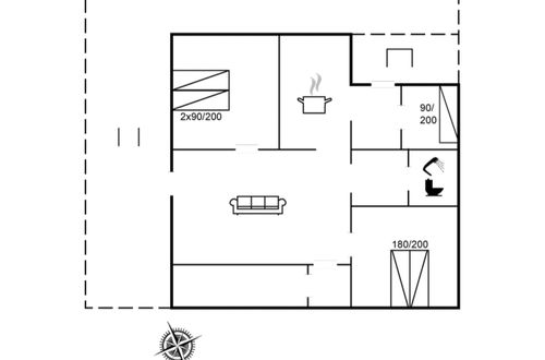 Photo 2 - Maison de 3 chambres à Grevinge avec terrasse