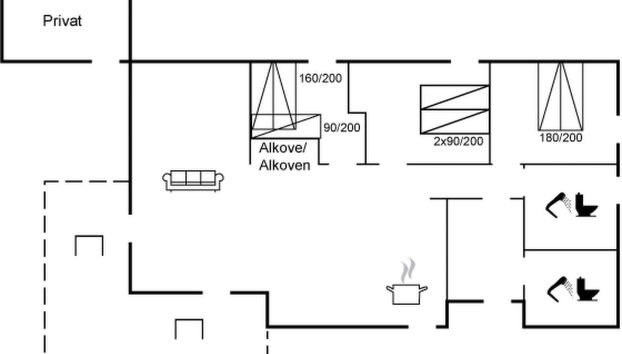 Haus mit 3 Schlafzimmern in Fjerritslev mit terrasse - Foto 2
