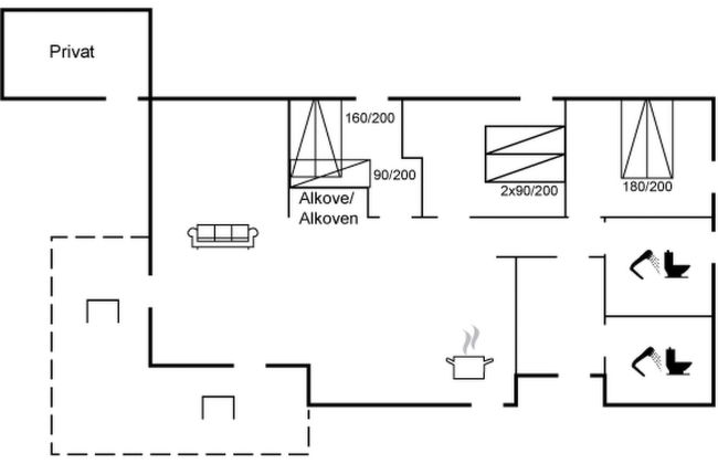 Casa de 3 quartos em Fjerritslev com terraço - Foto 2