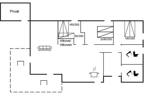 Foto 2 - Casa con 3 camere da letto a Fjerritslev con terrazza