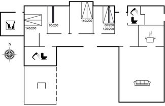 Foto 2 - Casa de 4 quartos em Hals com terraço
