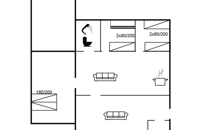 Casa de 3 quartos em Hals com terraço - Foto 17