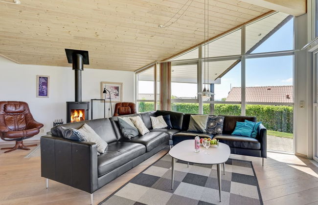 Casa con 4 camere da letto a Vinderup con terrazza e sauna - Foto 23