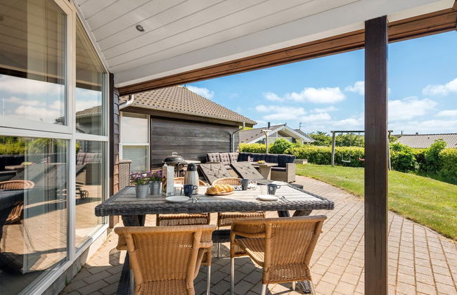 Casa con 4 camere da letto a Vinderup con terrazza e sauna - Foto 8