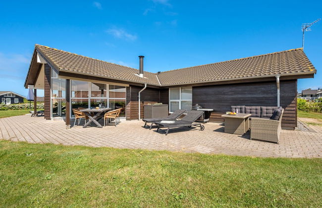 Casa con 4 camere da letto a Vinderup con terrazza e sauna - Foto 7