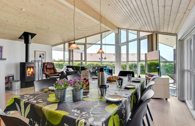 Casa con 4 camere da letto a Vinderup con terrazza e sauna - Foto 20