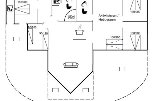 Photo 2 - Maison de 4 chambres à Vinderup avec terrasse et sauna