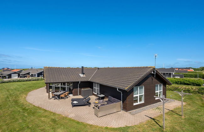 Casa con 4 camere da letto a Vinderup con terrazza e sauna - Foto 6