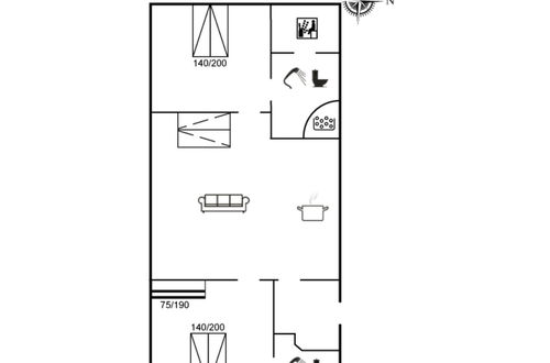 Foto 20 - Casa con 2 camere da letto a Jerup con terrazza e sauna