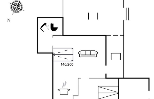 Casa de 1 quarto em Løgstør com terraço - Foto 21