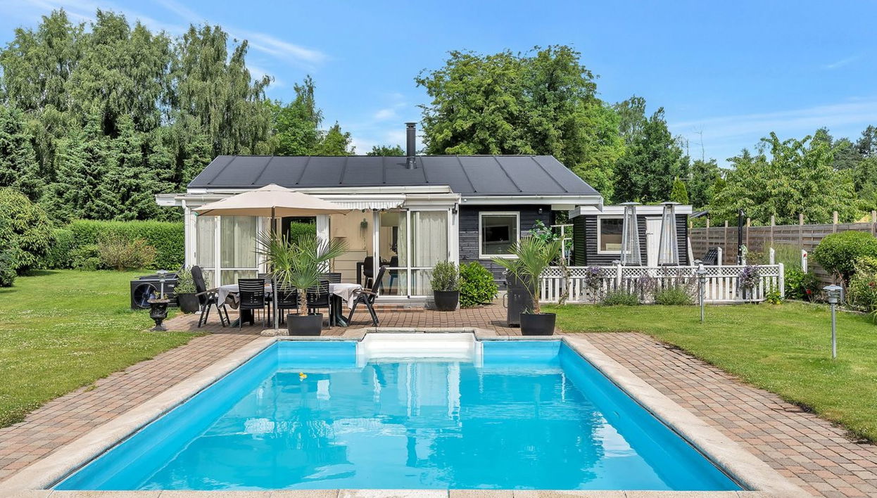 Casa de 3 quartos em Grevinge com piscina privada e terraço - Foto 1