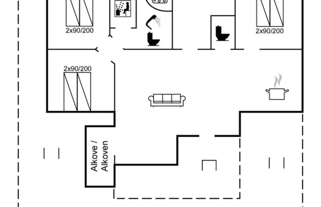 Casa con 3 camere da letto a Toftlund con terrazza e sauna - Foto 2