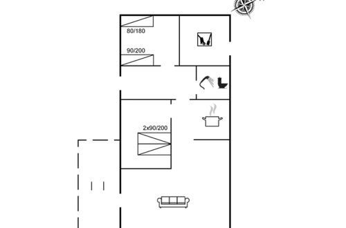 Photo 2 - Appartement de 2 chambres à Skjern avec terrasse
