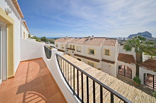 Foto 19 - Casa de 3 habitaciones en Calpe con piscina y vistas al mar