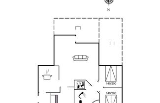 Foto 2 - Casa de 3 quartos em Oksbøl com terraço e sauna