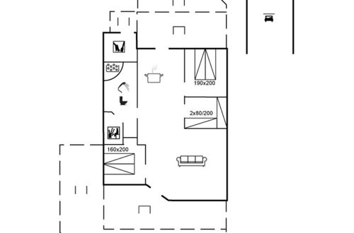 Photo 2 - Maison de 3 chambres à Sjølund avec terrasse et sauna