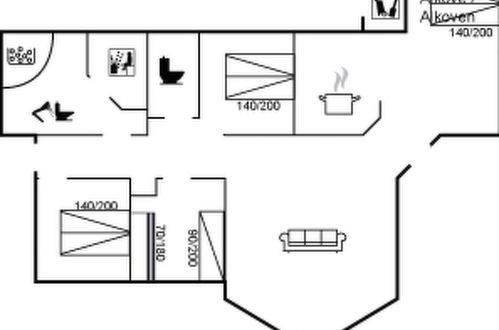 Foto 16 - Casa con 3 camere da letto a Hals con terrazza e sauna