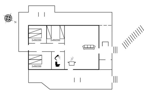 Foto 18 - Casa de 3 quartos em Rindby Strand com terraço
