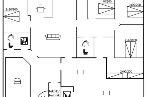 Photo 2 - Maison de 5 chambres à Blåvand avec piscine privée et terrasse