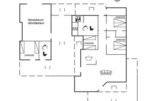 Foto 2 - Casa de 3 quartos em Saltum com terraço e sauna