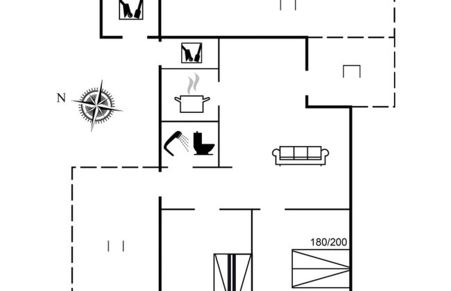 Casa de 2 quartos em Klitmøller com terraço - Foto 2