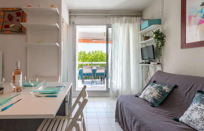 Appartamento con 2 camere da letto a La Grande-Motte con piscina e giardino - Foto 12