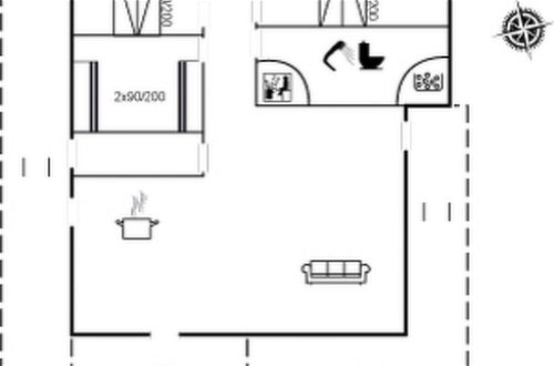Foto 28 - Haus mit 3 Schlafzimmern in Klitmøller mit sauna