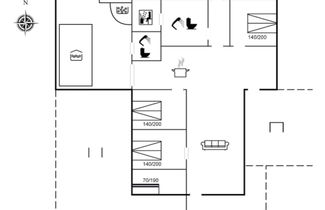 Foto 2 - Haus mit 4 Schlafzimmern in Klitmøller mit privater pool und sauna