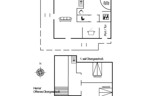 Foto 2 - Apartamento de 2 quartos em Ringkøbing com terraço e sauna