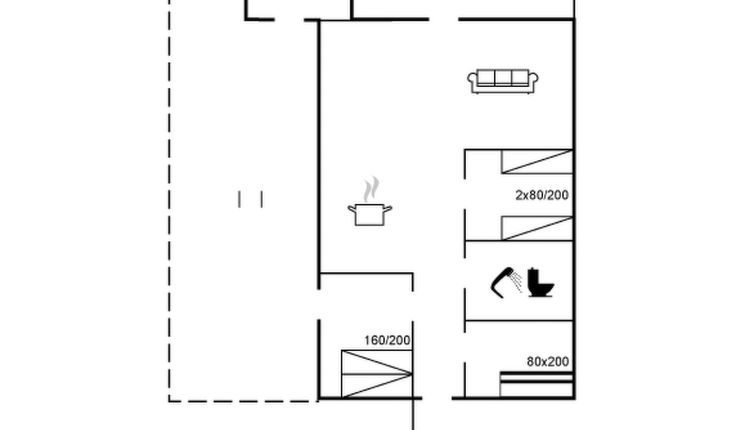 Foto 1 - Casa de 3 quartos em Rømø com terraço